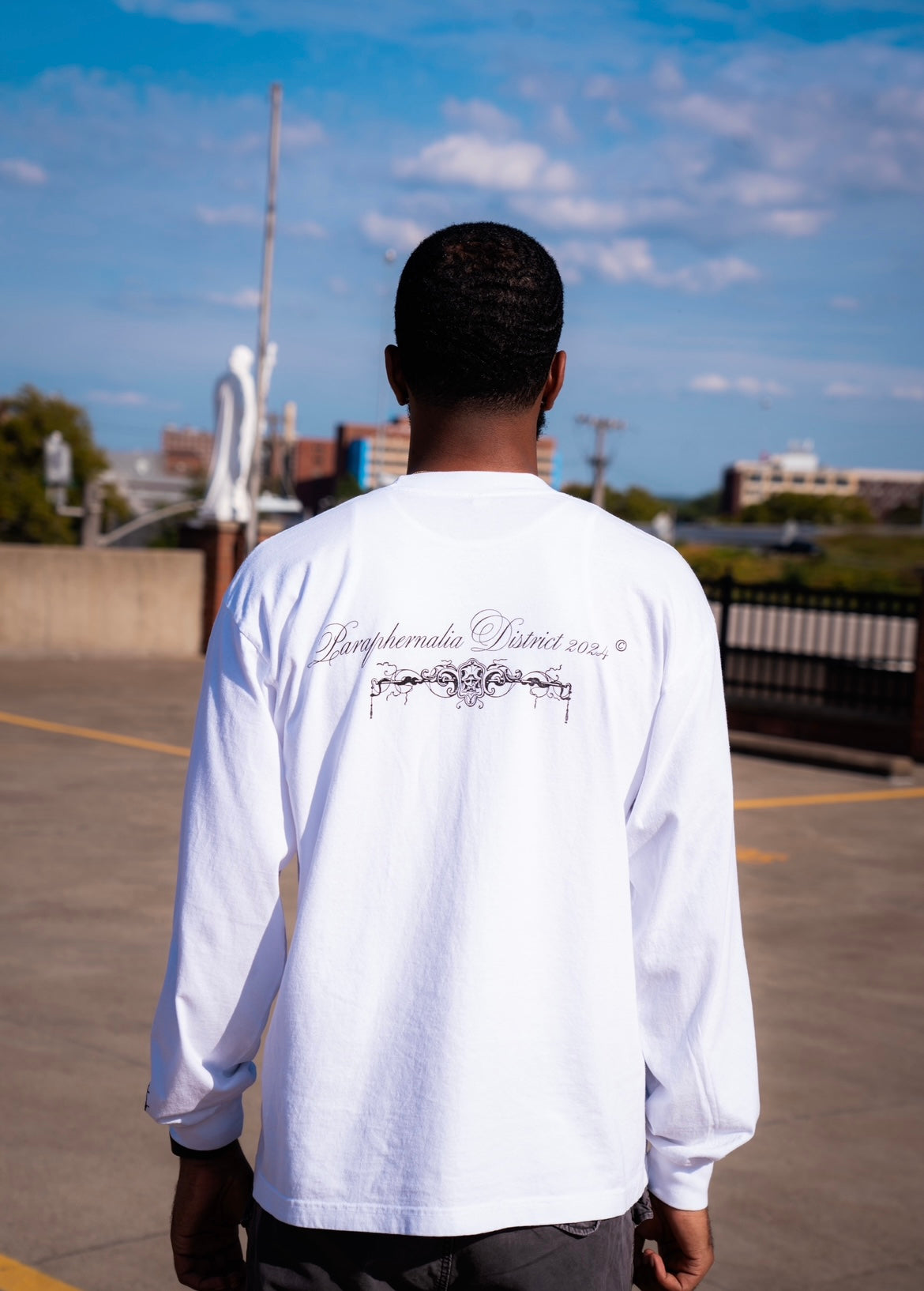 White Lifestyle Angel LS Tee